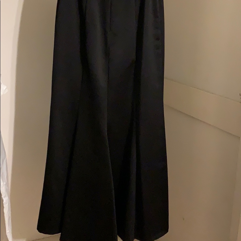 Alex evenings long black acetate (feels like silk)